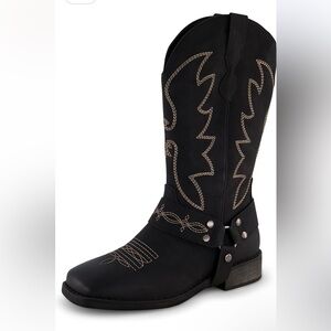 Black Western Cowboy Boots